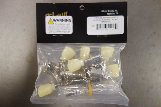 Gibson PMMH-040 Deluxe Reissue-Style Tuner Set (Nickel)