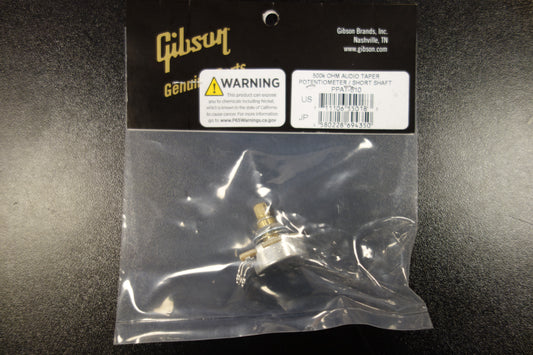 Gibson PPAT-510 500K OHM Audio Taper Potentiometer (Short Shaft)
