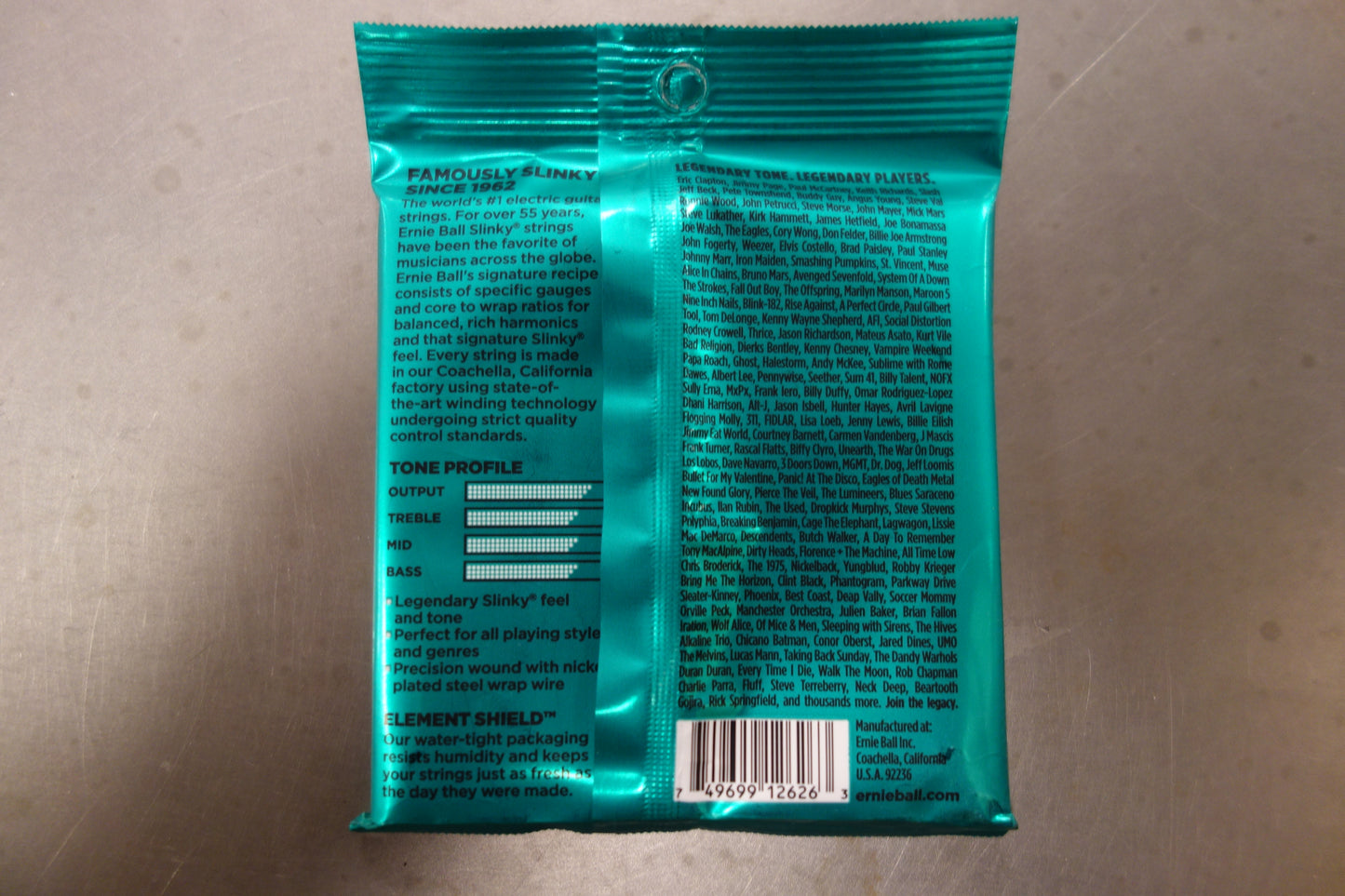 Ernie Ball 2626 Not Even Slinky 12-56 Nickel Wound