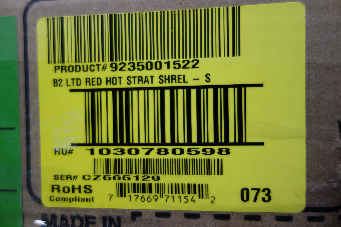 Fender Ltd Red Hot Strat Super Heavy Relic - Aged Lake Placid Blue