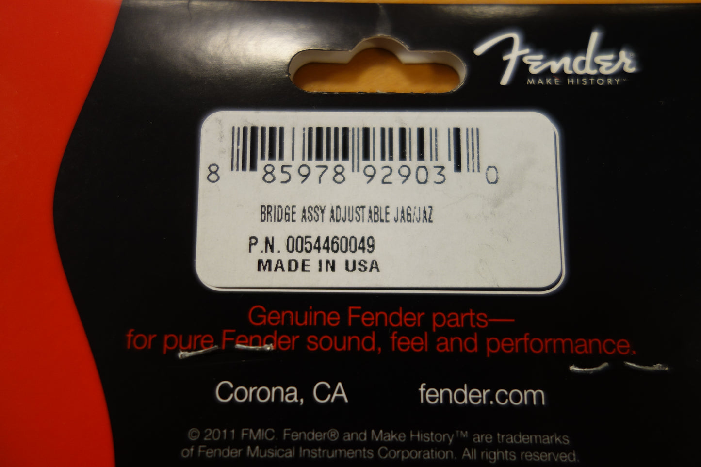 Fender American Vintage Jaguar/Jazzmaster Bridge Assembly Nickel