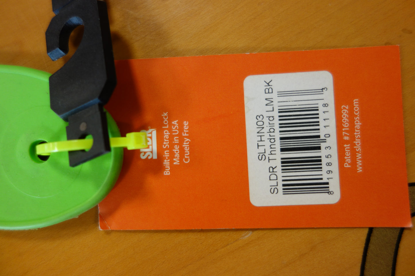 Souldier Strap with build in strap lock Thunderbird Lime