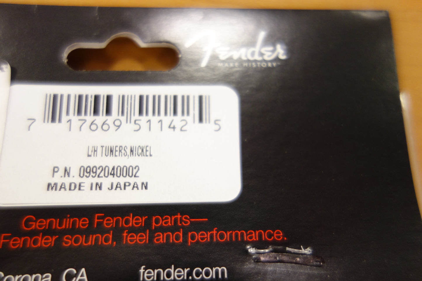 Fender American Vintage Stratocaster/Telecaster Tuning Machines (Left-Hand) Nickel