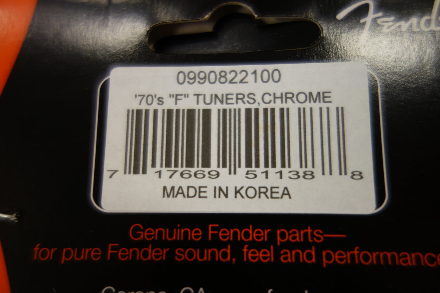 Fender 70s "F" Style Stratocaster/Telecaster Tuning Machines (6) 2020 Chrome