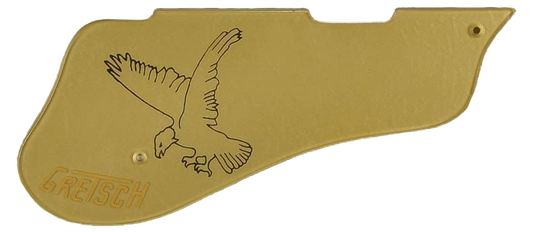 Gretsch Pickguard, G6136 White Falcon Cut For Filter'Tron Pickups, Gold