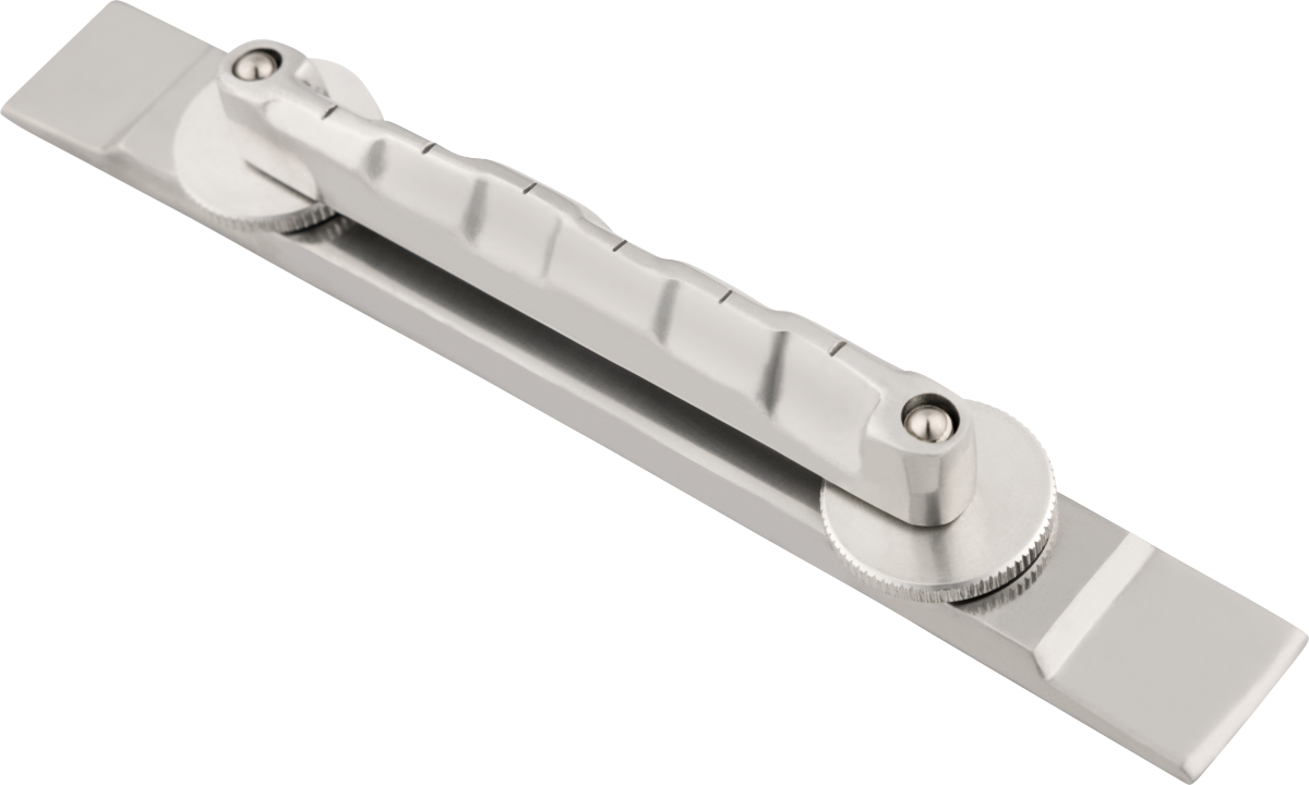 Bigsby Conventional Bridge Assembly Plain G Polished Aluminum