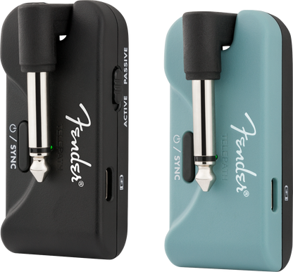 Fender Telepath Wireless System Mystic Ice Blue and Black