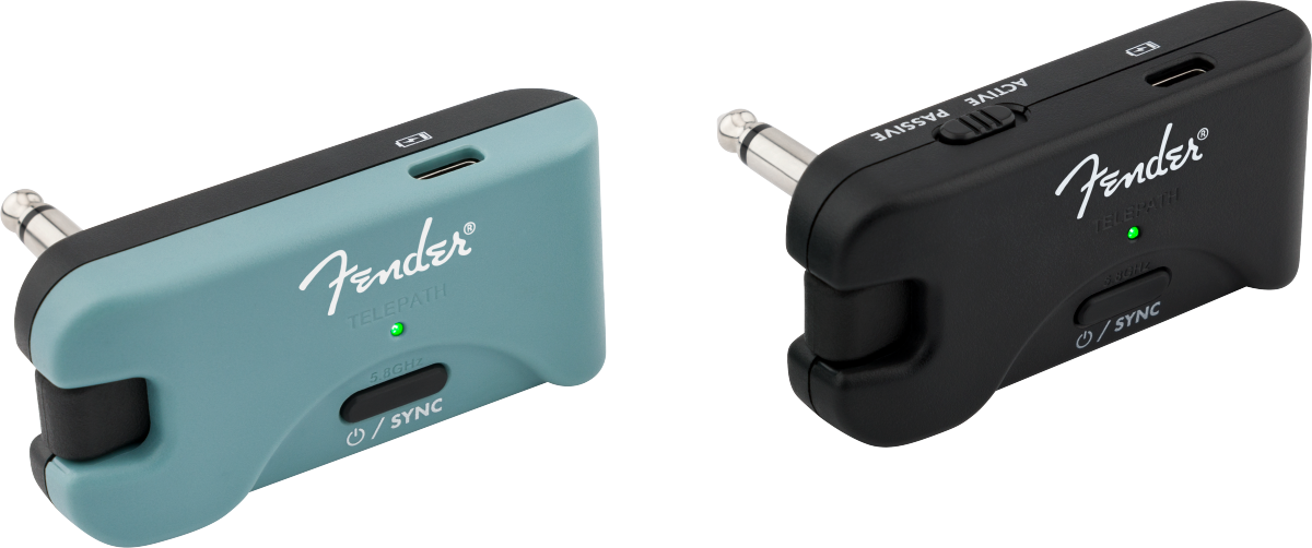 Fender Telepath Wireless System Mystic Ice Blue and Black