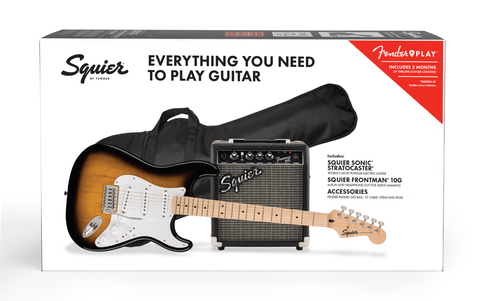 Squier Sonic Stratocaster Pack 2-Color Sunburst 230V EU