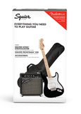 Squier Sonic Stratocaster Pack Black, Gig Bag, 10G - 230V EU