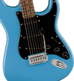 Squier Stratocaster Black Pickguard California Blue