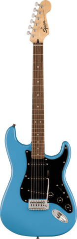 Squier Stratocaster Black Pickguard California Blue