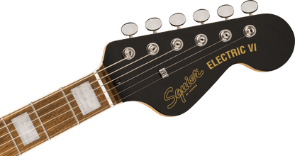 Squier Paranormal Electric VI Parchment Pickguard 3-Color Sunburst