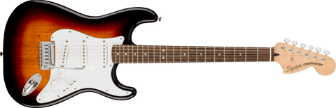 Squier Affinity Series Stratocaster White Pickguard, 3-Color Sunburst