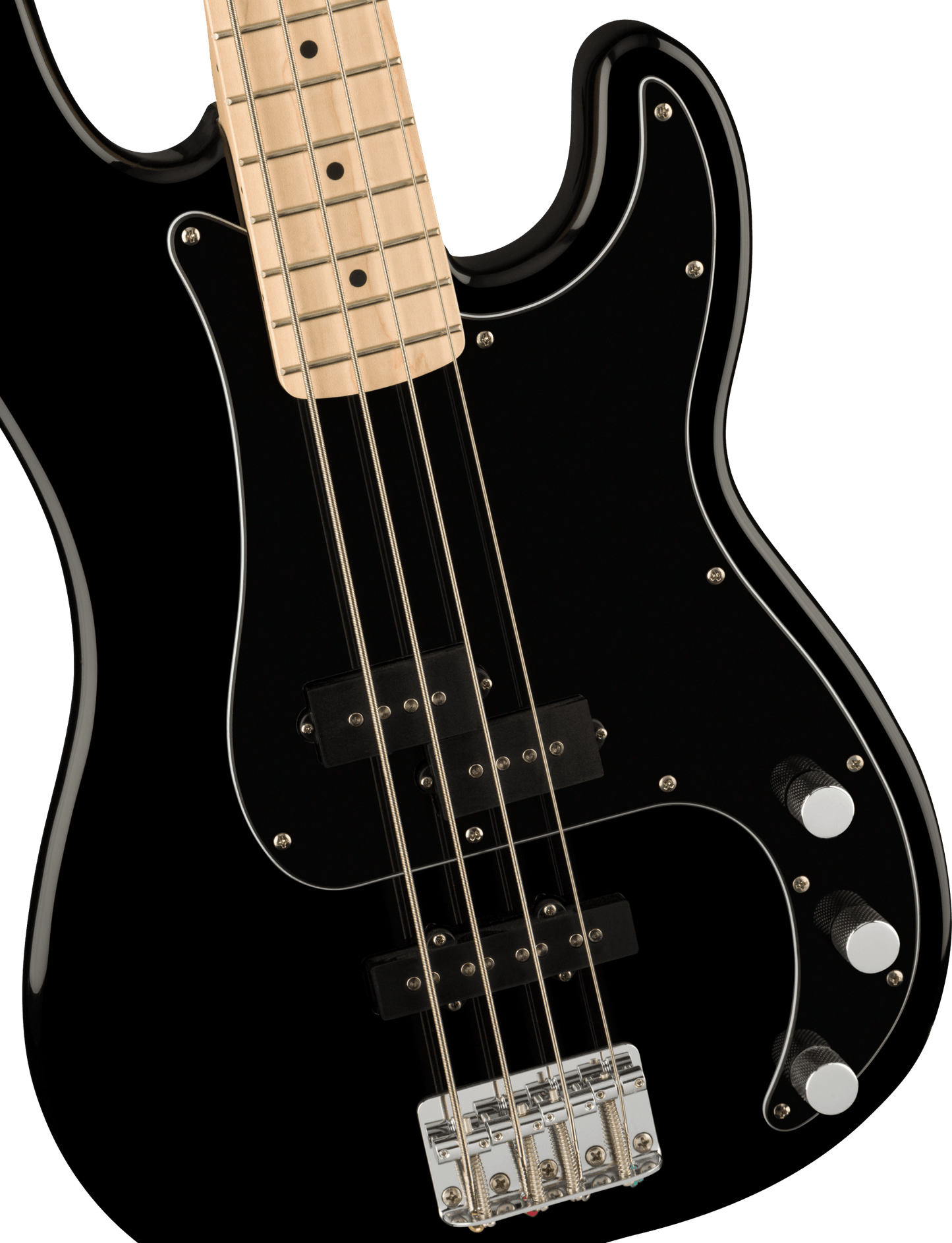 Squier Affinity Precision Bass Black Pickguard, Black