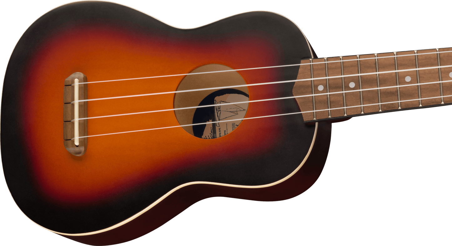 Fender Venice Soprano Ukulele 2-Color Sunburst