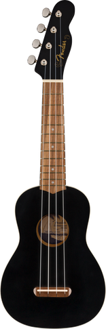 Fender Venice Soprano Ukulele Black