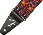 Fender Festival Strap, Red Mosaic, 2"