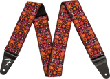 Fender Festival Strap, Red Mosaic, 2"