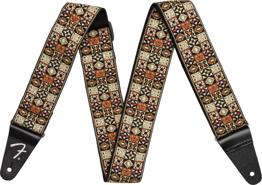 Fender Festival Strap, Tan Mosaic, 2"