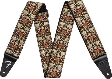 Fender Festival Strap, Tan Mosaic, 2"