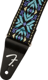 Fender Pasadena Woven Strap, Blue Snowflake, 2"