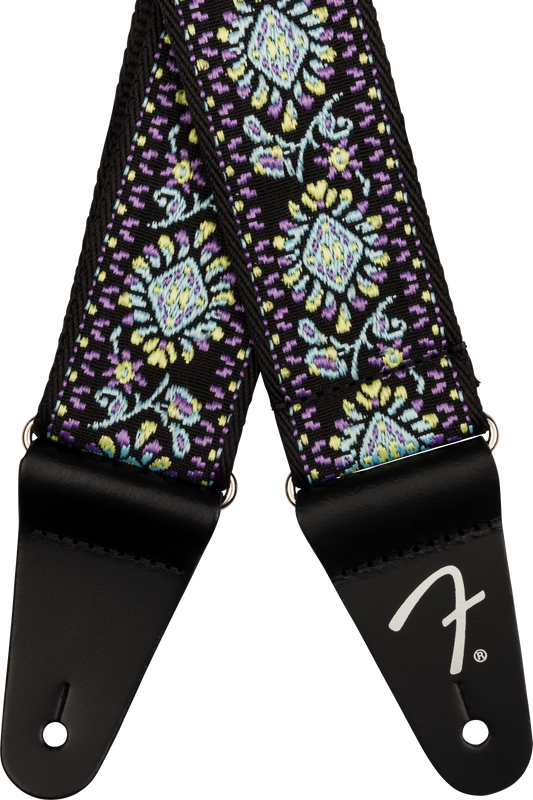 Fender Pasadena Woven Strap, Blue Lotus, 2"