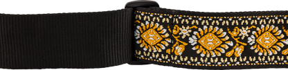 Fender Pasadena Woven Strap, Yellow Lotus, 2"