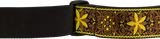 Fender Pasadena Woven Strap, Yellow Wallflower, 2"