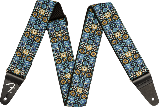Fender Festival Strap, Blue Mosaic, 2"