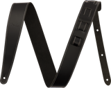 Fender 2" Essentials Leather Strap, Black