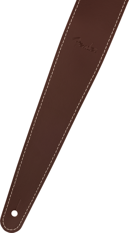 Fender 2" Essentials Leather Strap, Brown