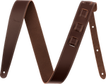 Fender 2" Essentials Leather Strap, Brown