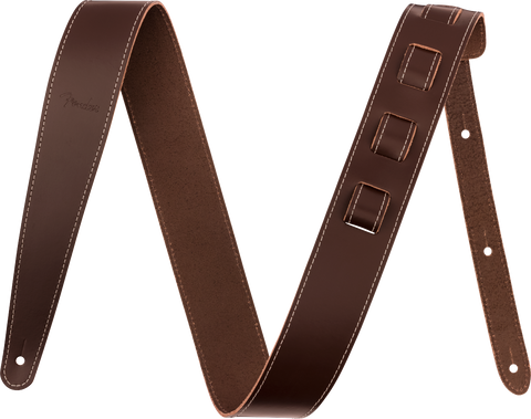 Fender 2" Essentials Leather Strap, Brown