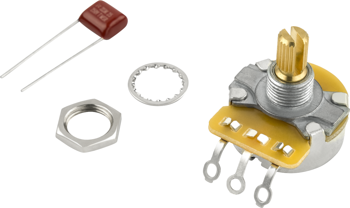 Fender  Pure Vintage 250K Split Shaft Potentiometer with Mounting Hardware