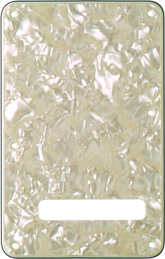 Fender Backplate Stratocaster Aged White Moto 4-Ply