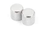 Fender Telecaster/Precision Bass Knobs, Knurled Chrome (2)