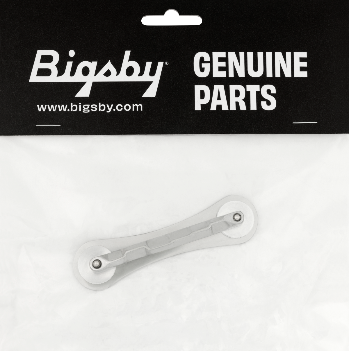 Bigsby Sorkin (Bowtie) Bridge Assembly, Wound-G Compensated, Polished Aluminum