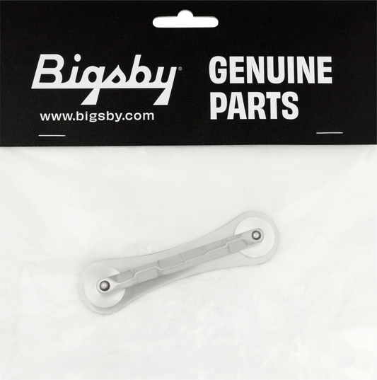 Bigsby Sorkin (Bowtie) Bridge Assembly, Wound-G Compensated, Polished Aluminum