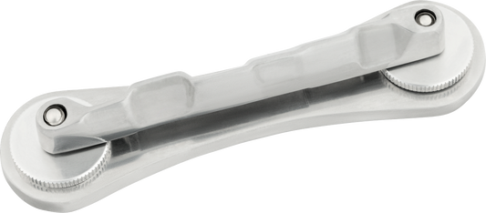 Bigsby Sorkin (Bowtie) Bridge Assembly, Wound-G Compensated, Polished Aluminum