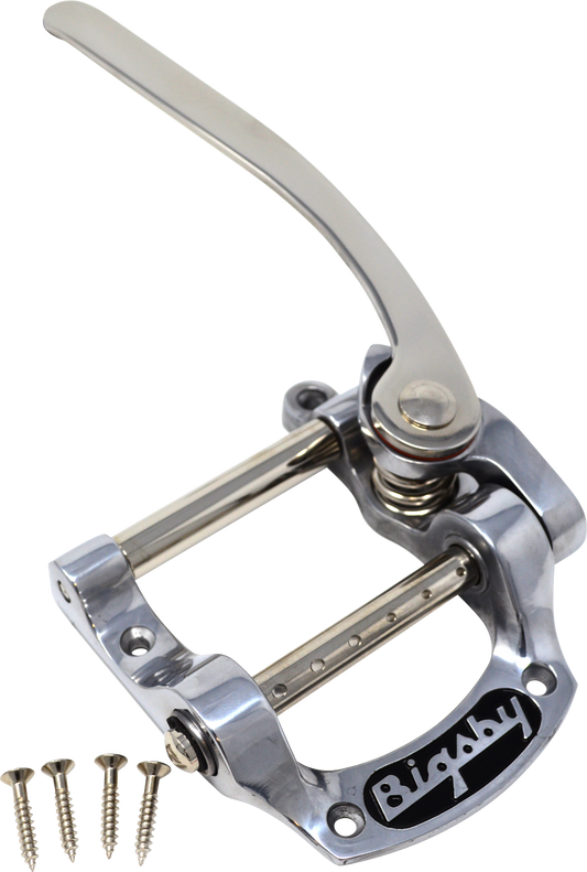 Bigsby B5 Vibrato Tailpiece, String-Thru, Polished Aluminum