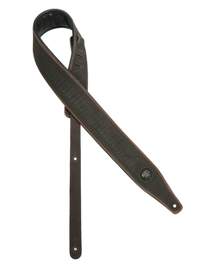 Gaucho GST-663-DBR Gaucho Suede Three Series guitar strap