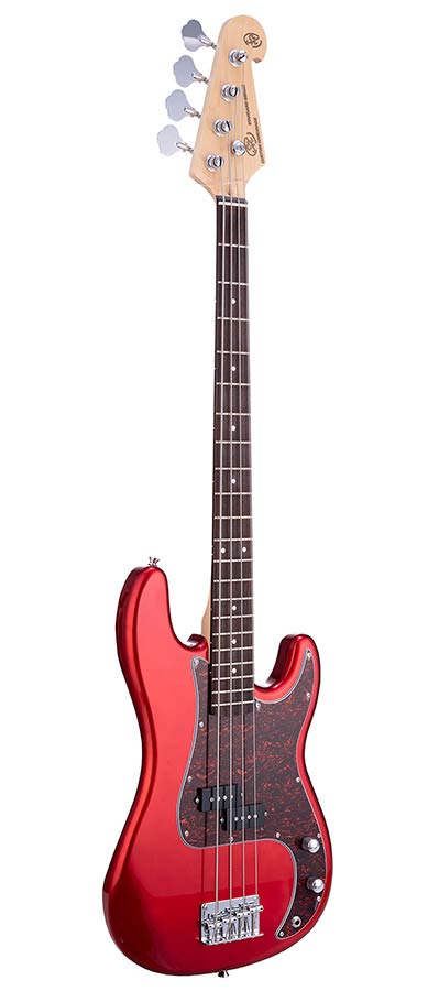 SX BD2/CAR P-style electric bass guitar candy apple red