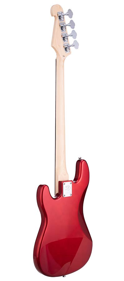 SX BD2/CAR P-style electric bass guitar candy apple red