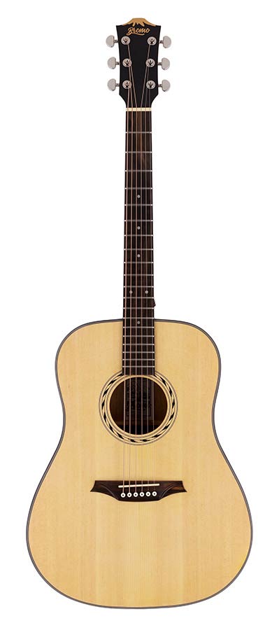 Bromo BAB1 Blanc Series dreadnought guitar