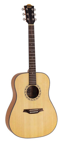 Bromo BAB1 Blanc Series dreadnought guitar