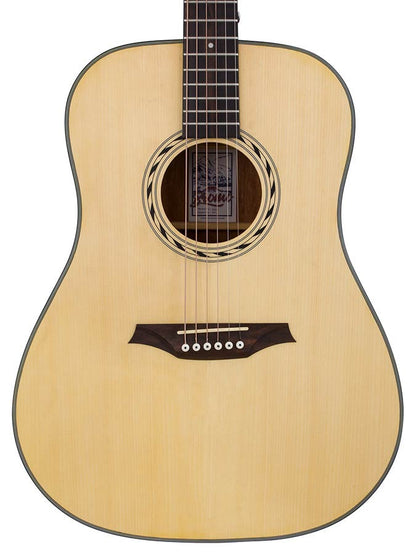 Bromo BAB1 Blanc Series dreadnought guitar