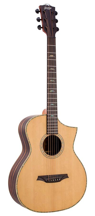Bromo BAR5CE Rocky Mountain Concert guitar all solid tonewoods