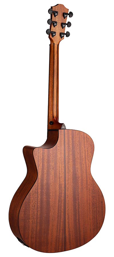 Bromo BAT2MCE auditorium guitar with solid mahogany top
