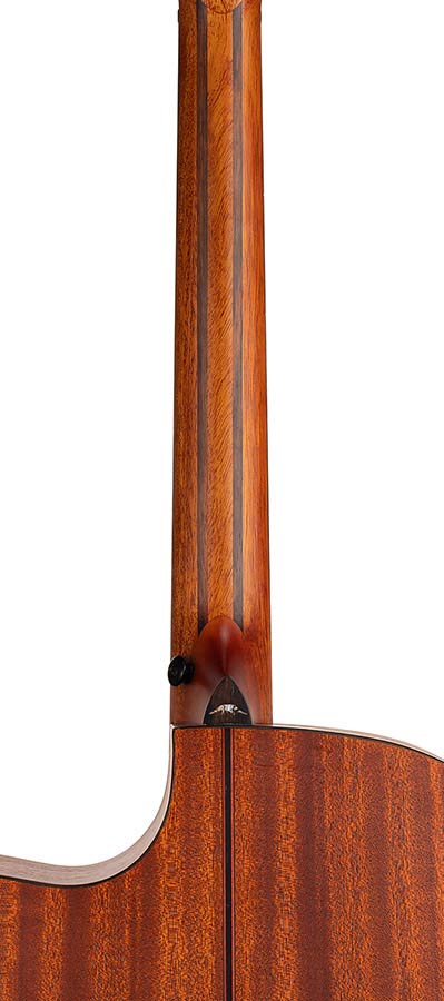 Bromo BAT2MCE auditorium guitar with solid mahogany top